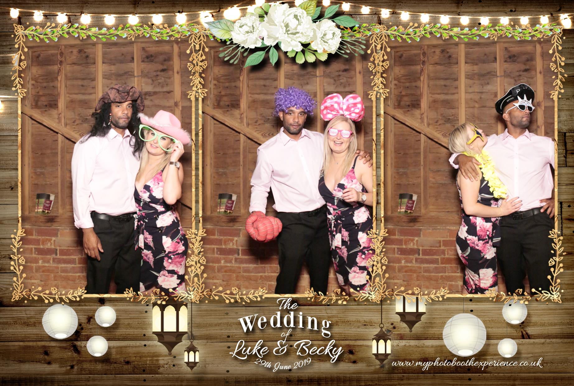 Luke & Becky's Wedding | View more photos from the event at gallery.myphotoboothexperience.co.uk/u/MyPhotoBoothExperienceLtd/Luke-Beckys-Wedding